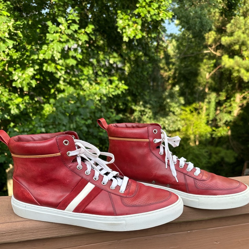Bally Switzerland Atilio Leather High Top Sneaker